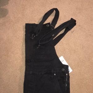 Silver Jeans Co Black Overalls